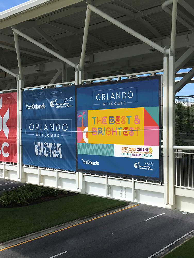 Outdoor Signage for APIC Annual Conference 2023 by Kristen Cox on Dribbble