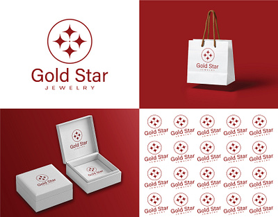 Gold Star Logo Design 3d animation branding design fashion gold gold logo graphic design i need design illustration logo logo mark motion graphics typography ui ux vector