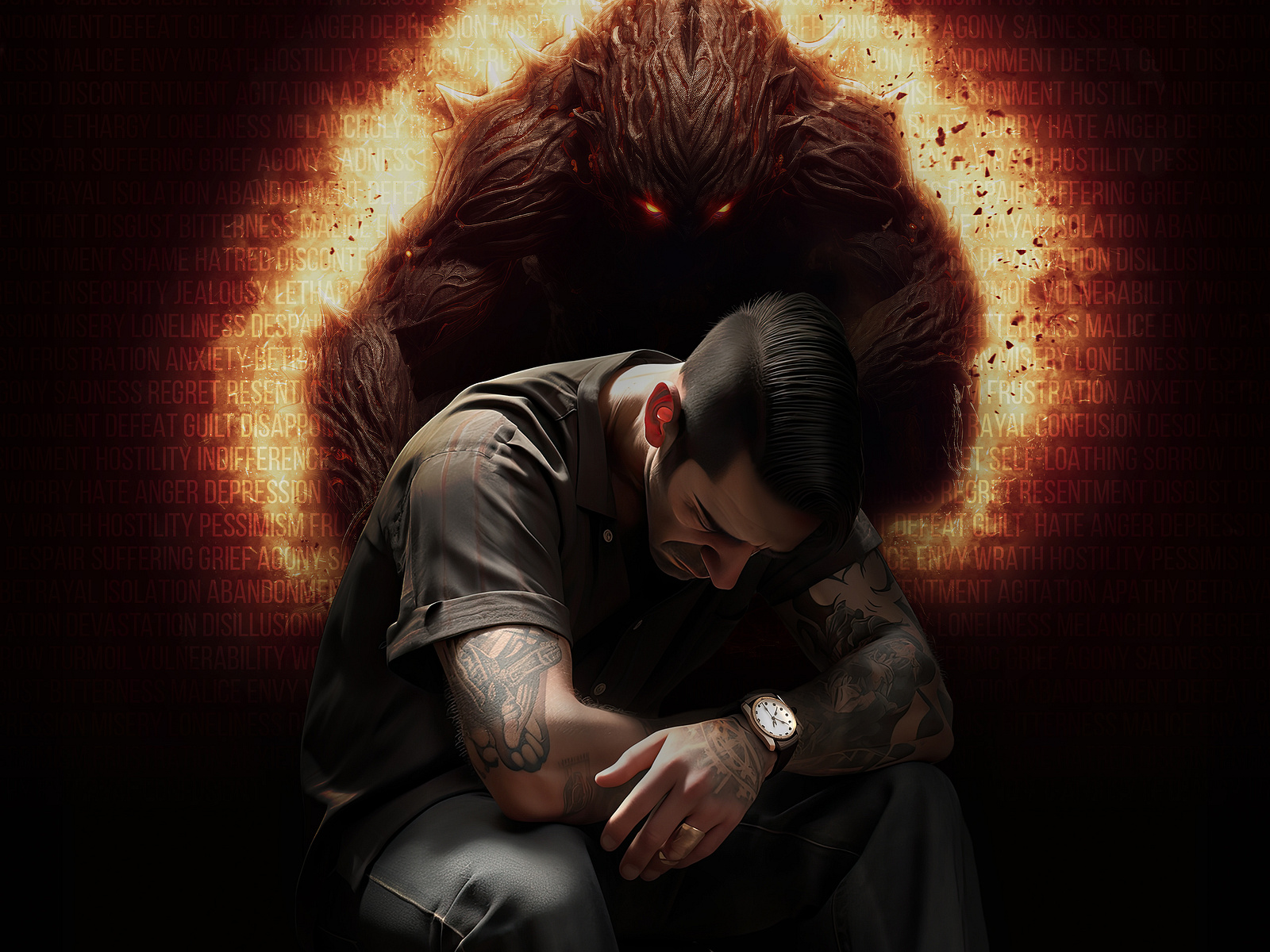 Monsters don’t sleep under your bed, they sleep inside your head by