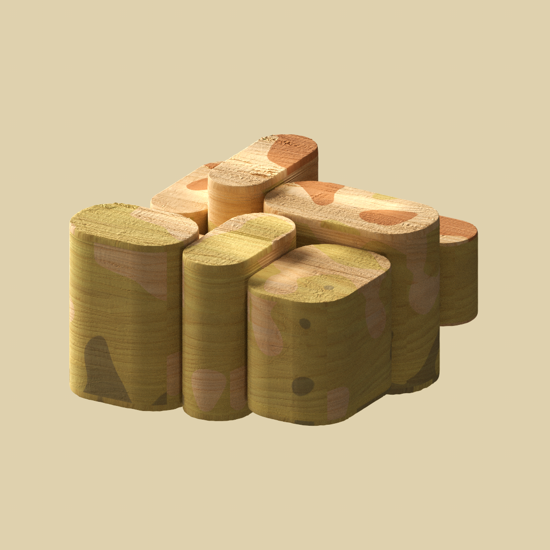 3D woodular loop 3d animation loop wood