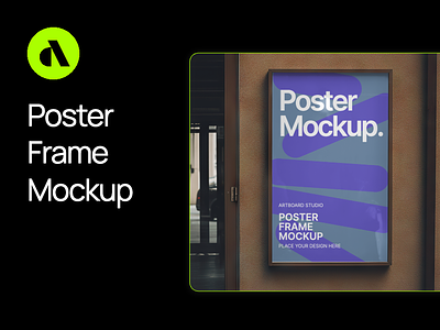 Poster Frame Mockup On The Wall artboard studio branding design free free frame mockup free mockup free mockups free poster frame mockup graphic design illustration mockup mockups poster poster design poster frame mockup