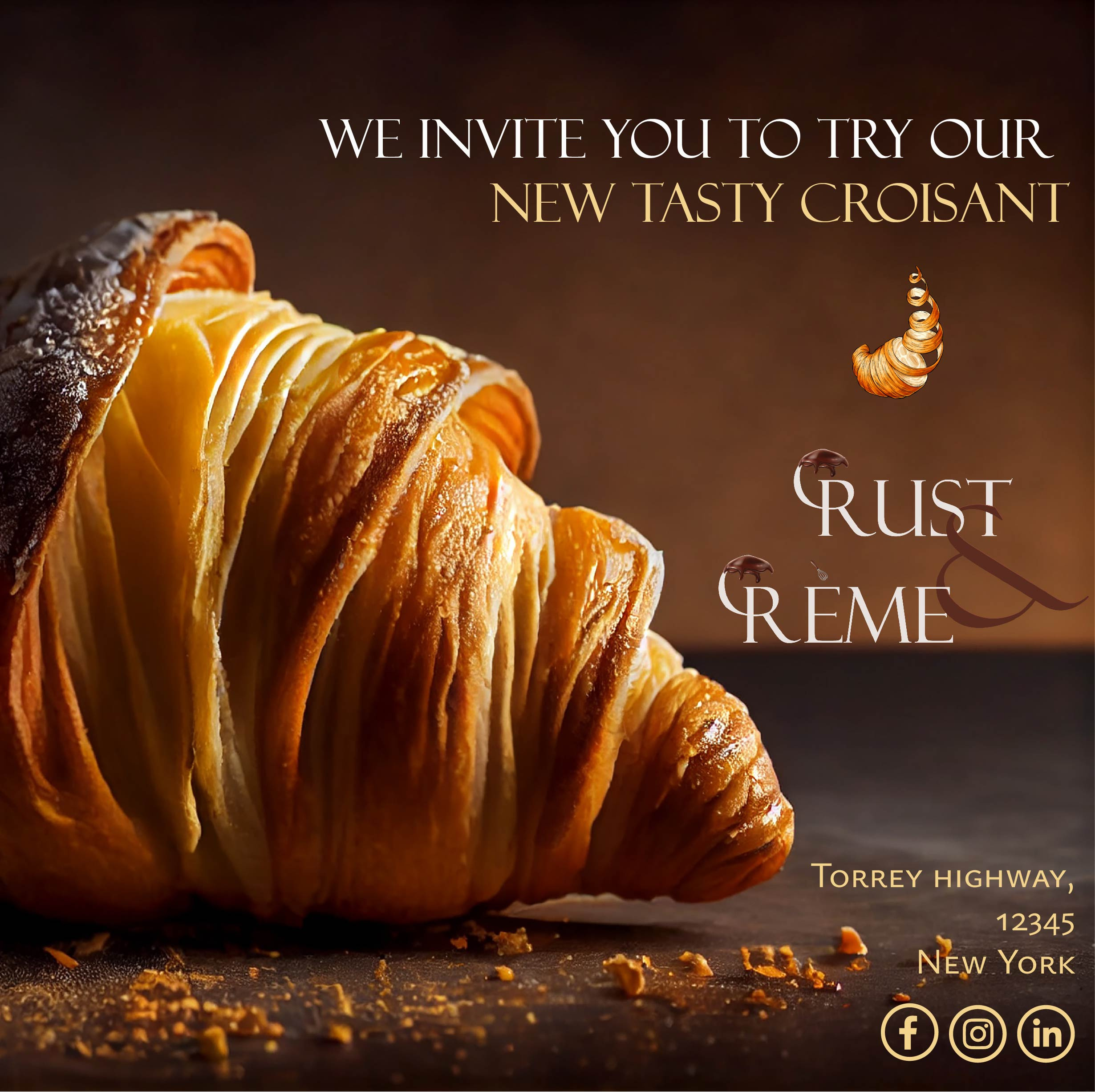 Crust & Crème Brand Identity art brand brand identity branding brochure collage design graphic design illustration illustrator logo logo design minimal photoshop poster typography vector