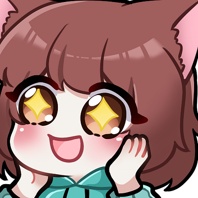 O M G ! ! ! - Twitch Emote branding chibi cute design graphic design illustration logo ui ux vector