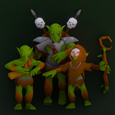 Poly Goblins 3d