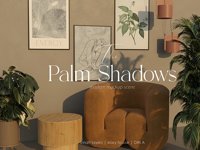 The Palm Shadows Frame Mockup art mockup bedroom frame mockup frame mockup frame mockup set frame wall mockup interior frame mockup interior mockup poster poster frame poster mockup print poster psd mock ups