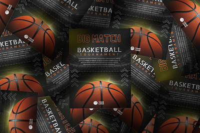 Basket Ball Match Poster Design basketball bigmatch graphic design poster ads poster desing poster ideas tournament