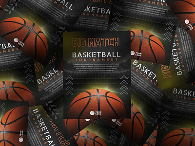 Basket Ball Match Poster Design basketball bigmatch graphic design poster ads poster desing poster ideas tournament