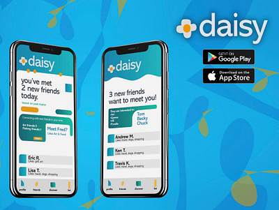 Daisy app design uxui