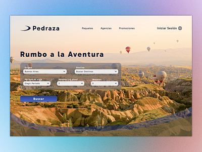 #️⃣0️⃣0️⃣3️⃣ Landing Page - Pedraza Viajes y Turismo S.A desktop figma landingpage pedraza prototype ui ux uxuidesigner