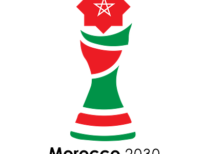 FIFA WORLD CUP MOROCCO 2030 LOGO DESIGN cup fifa flag football logo maroc morocco star world worldcup