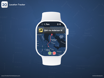 020 - Location Tracker | 100 Daily UI Challenge ui