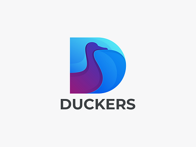 DUCKERS branding design duck coloring duckers coloring graphic design icon logo