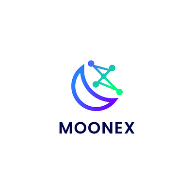 Moonex - Moon Tech - Moon Technology Logo alim alimdesigns brand brand identity branding logo logo design logo designer in kushtia modern logo moon moon logo moon logo design moon tech moon tech logo tech logo tech logo design technology logo technology logo design x logo x tech logo