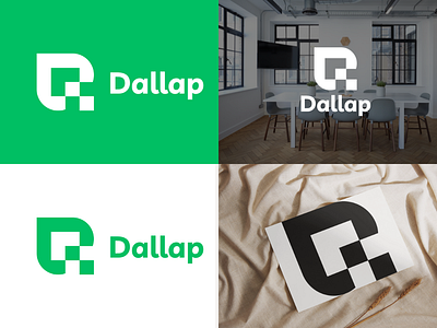 Dallap logo design branding graphic design logo ui