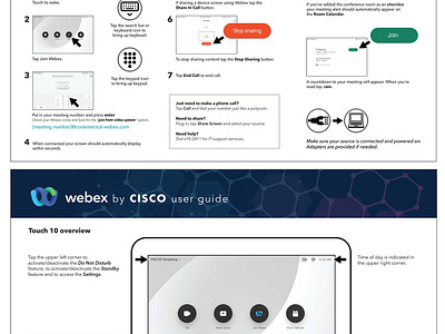 Webex user guide informatic infographic typography webex