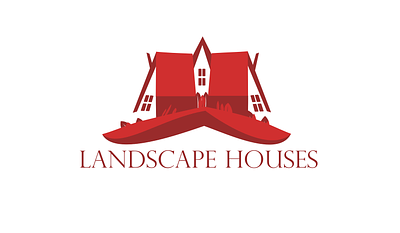 Landscape Houses logo design creative logo home logo house logo landscape design landscape logo