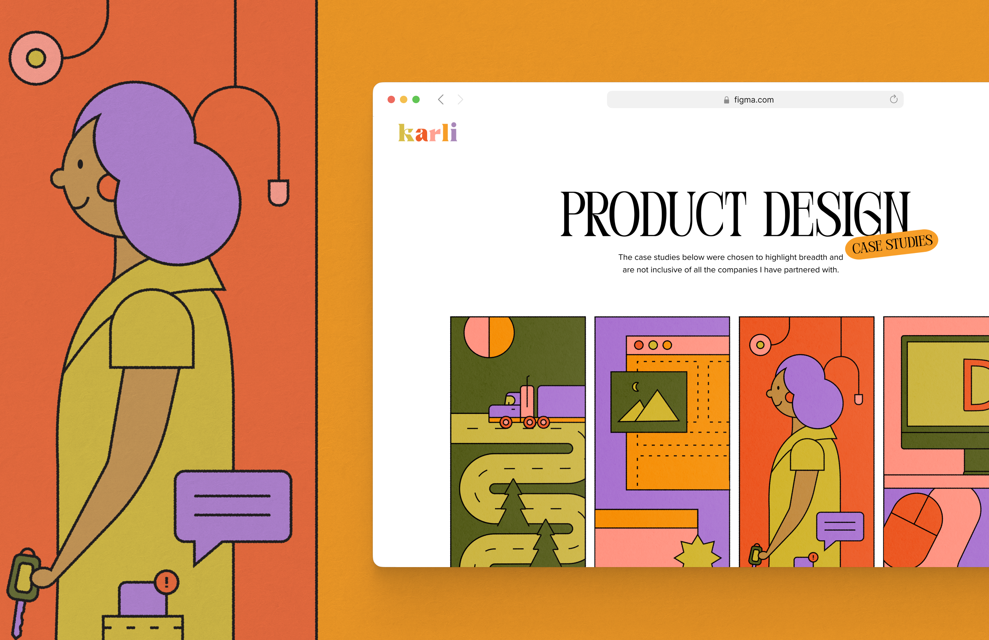 Website Case Studies Page case studies illustration notifications nurse portfolio product design website