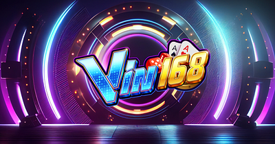 Vin168 branding graphic design logo ui