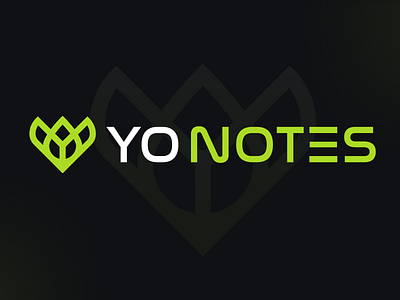 Projeto Yonotes - em execução branding logo ui