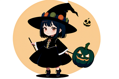 witch 002 animation graphic design