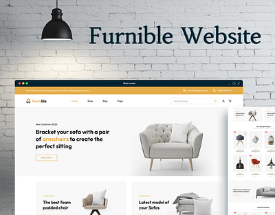 Furnible Website creative ui ux websitedesign