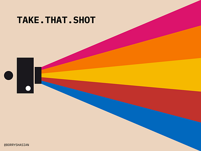 Take. That. Shot figma illustration minimalist poster simple vector