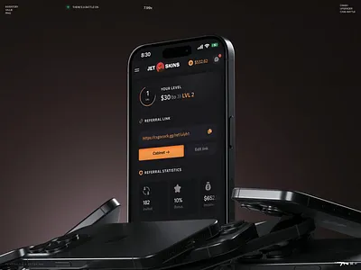Jetskins: Wallet Replenishment Animation betting casino crash csgo dashboard esport gambling game game design gaming interface lottery motion graphics platform player product design roulette skins uiux web design