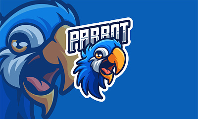 Parrot Logo animal bird branding cartoon cartoon character character design esport illustration logo mascot parrot ui