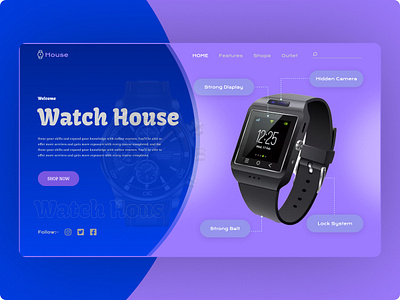 Watch E-commerce website ecommerce web ui figma design figma ui landing page watch watch website ui web ui website ui