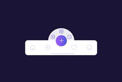 Tab Bar animation #1 addbutton animation graphic design interactiondesign microinteraction motion graphics productdesign uxui