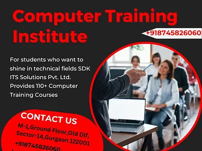Computer training Institute animation basic computer classes branding computer classes computer courses computer training computer training institute graphic design logo training center