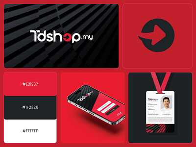 TDShop.my Logo branding design ecommercelogo graphic graphic design logo logodesign typography