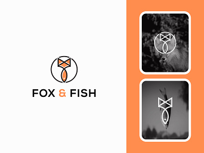 Fox & Fish Logo Design (Unused) branding clothing design fish fishlogo fix fish foxfish foxlogo graphic design logo logodesigner luxurylogo meaningful logo minimalist logo monogram logo