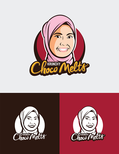 Choco Melts Logo branding cartoonlogo characterlogo design graphic graphic design illustration illustrationlogo logo logodesign mascotlogo typography ui vector