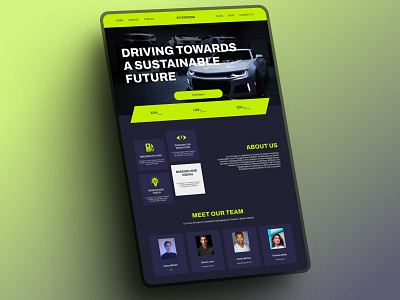 EV Station Website Landing page app design ui websdesign website