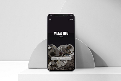 Home screen app application metal mobile scrap metal ui