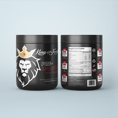 King of the Jungle Jar Packaging Design design jar design packaging packaging design
