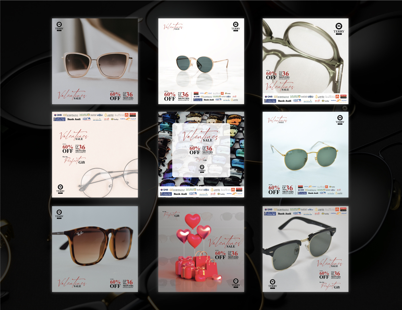 TERRY OPTICS VALENTINES SOCIAL MEDIA CAMPAIGN by Hussein Akl on Dribbble