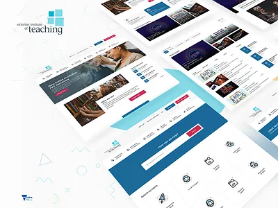 Victorian Institute of Teaching Web Design branding information ui ux website