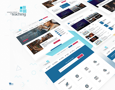 Victorian Institute of Teaching Web Design branding information ui ux website