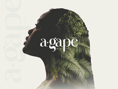 Agape branding design ecommerce graphic design logo mockup web design