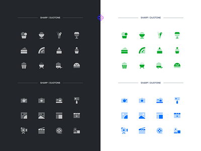 Dark Light Theme for Sharp Icons atomic desgn download figma free icon icons plugin software svg system ui vector