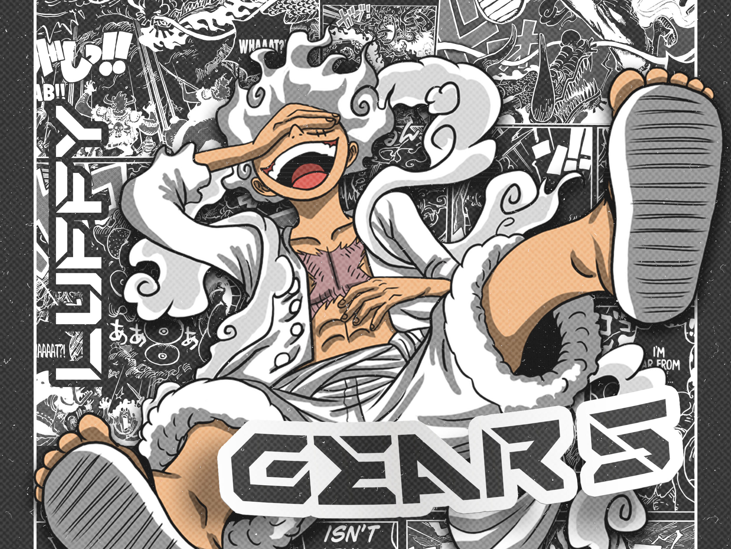 LUFFY GEAR 5TH MANGA PANELS POSTER by HISYAMRULLAH. on Dribbble