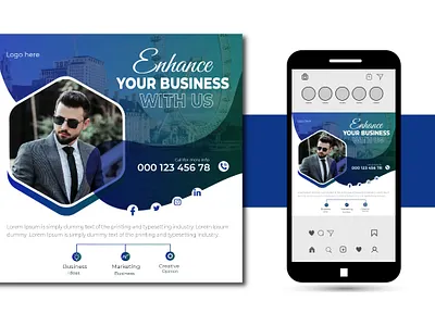 Corporate Business social media post design adobe illustrator advertaisment business corporate designer editable graphic design graphics instagram post media post post design social social media social template template vector website post