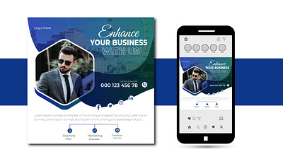 Corporate Business social media post design adobe illustrator advertaisment business corporate designer editable graphic design graphics instagram post media post post design social social media social template template vector website post