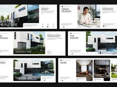 Nilsson - Architecture Webflow Template architecture blog exterior design interior design template ui web web design webdesign webflow website website design website template