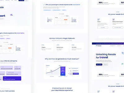 Fairlyne Website Redesign | TravelTech badge bentodesign design fundraising graphic design icons illustration mockups redesign saas startup travel traveltech vector webdesign
