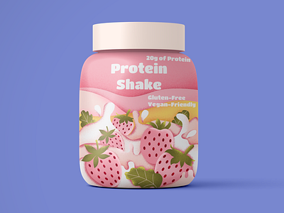 Protein Packaging adobeillustrator art graphic design illustration packagingdesign packagingillustration vectorart