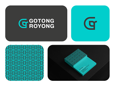Gotong Royong abstract brand branding brandingdesign design freelancer geometric gr graphic design hiring icon logo logodesign logomark logotype minimalistic monogram visualidendity