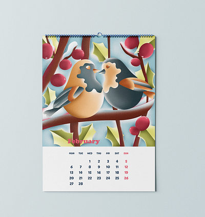 Calendar illustration adobeillustrator graphic design illustration vectorart